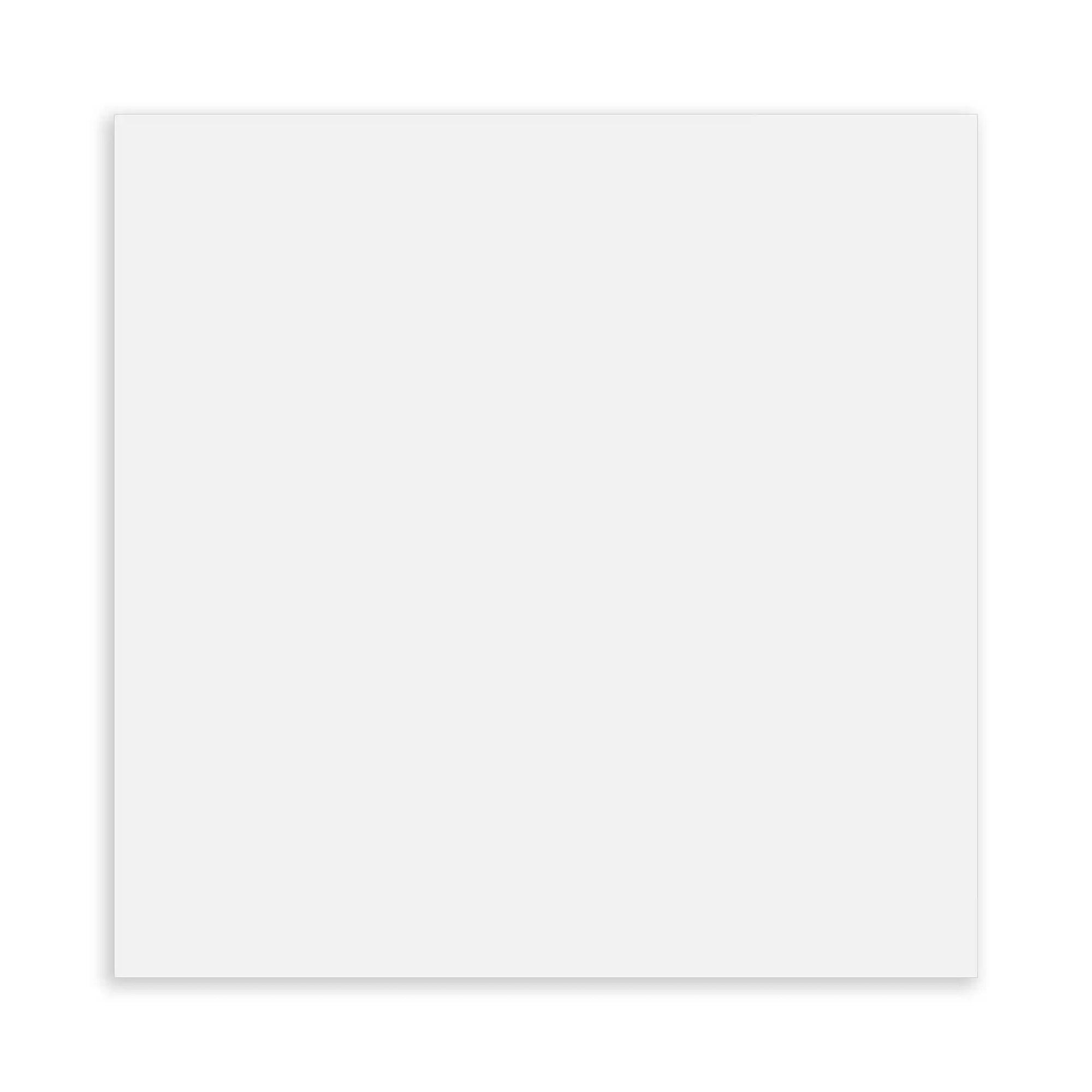Table Top 70x70 x ST 1,9cm - White pure