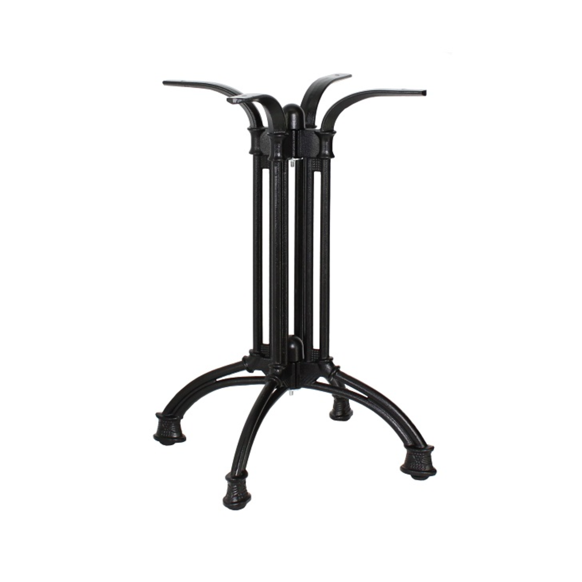 Aluminum Table Frame Black Height 70 cm 