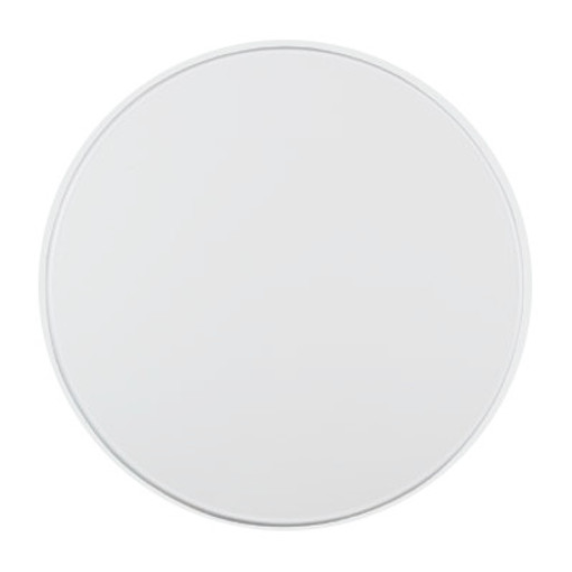 Table Top Ø70x ST 1,9cm - White pure
